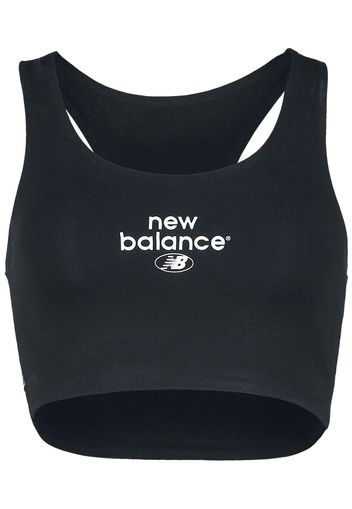 New Balance - NB Essentials Bra Top - Top - Donna - nero