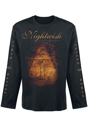 Nightwish - Human. :||: Nature. - Maglia a maniche lunghe - Uomo - nero