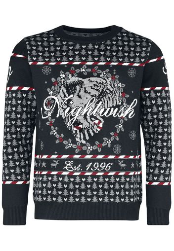 Nightwish - Holiday Sweater 2022 - Christmas jumper - Uomo - nero