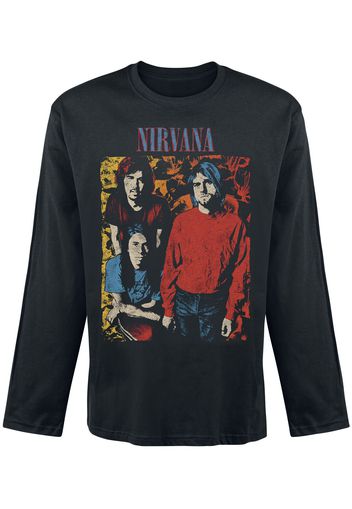 Nirvana - Painting - Maglia a maniche lunghe - Uomo - nero