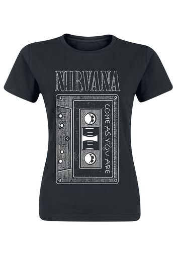 Nirvana - As You Are Tape - T-Shirt - Donna - nero