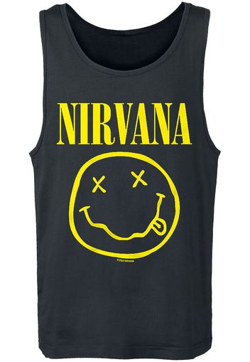 Nirvana - Smiley - Canotte - Uomo - nero