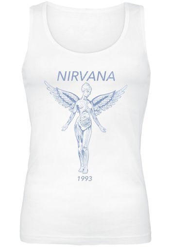 Nirvana - Angel - Top - Donna - bianco