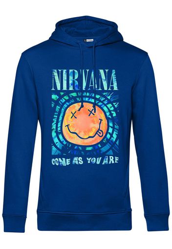 Nirvana - Abstract Water - Felpa con cappuccio - Uomo - blu