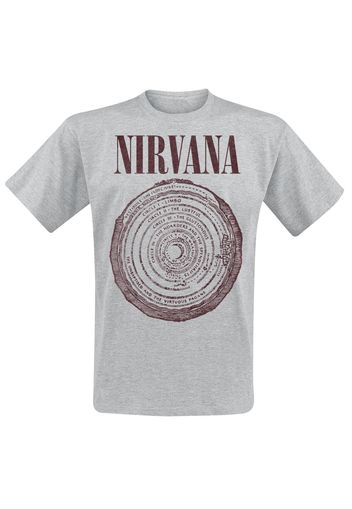 Nirvana - Vestibule Circle - T-Shirt - Uomo - grigio sport