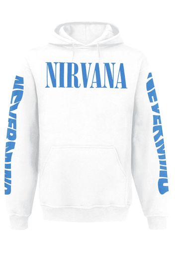 Nirvana - Nevermind - Felpa con cappuccio - Uomo - bianco