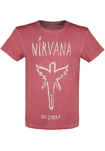 Nirvana - In Utero - T-Shirt - Uomo - rosso