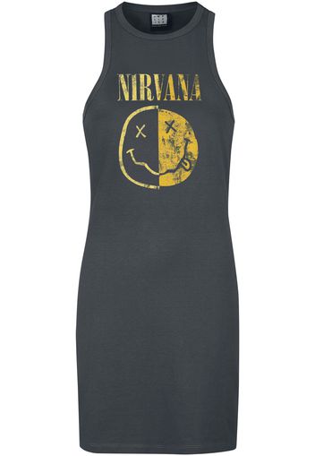 Nirvana - Amplified Collection - Spliced Smiley - Miniabito - Donna - carbone