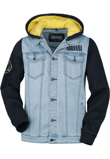 Nirvana - EMP Signature Collection - Giubbetto di jeans - Uomo - blu nero