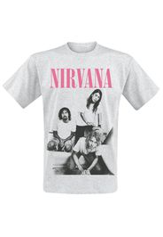 Nirvana - Bathroom Photo - T-Shirt - Uomo - grigio sport