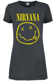 Nirvana - Amplified Collection - Smiley - Miniabito - Donna - carbone