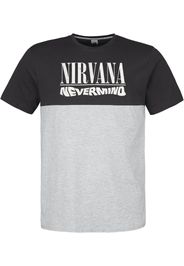 Nirvana - Amplified Collection - Nevermind - T-Shirt - Uomo - grigio carbone