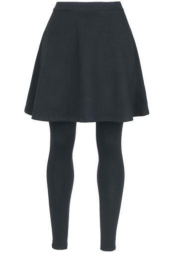 Outer Vision - Isa Leggings/Skirt - Leggings - Donna - nero