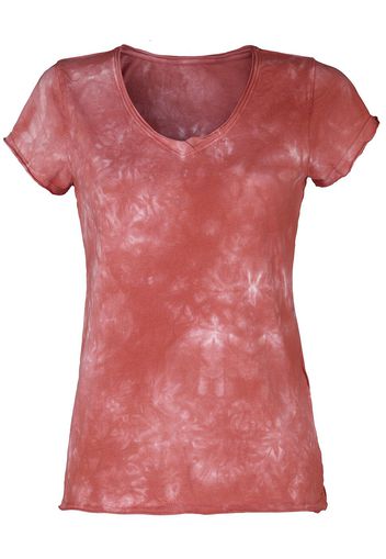 Outer Vision - Sasha Woman's T-Shirt - T-Shirt - Donna - rosso marrone