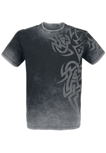 Outer Vision - Broken Symbol - T-Shirt - Uomo - nero