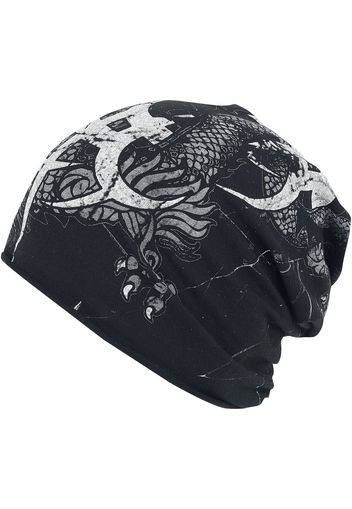 Outer Vision - Dragon Heart Tattoo - Beanie - Uomo - nero