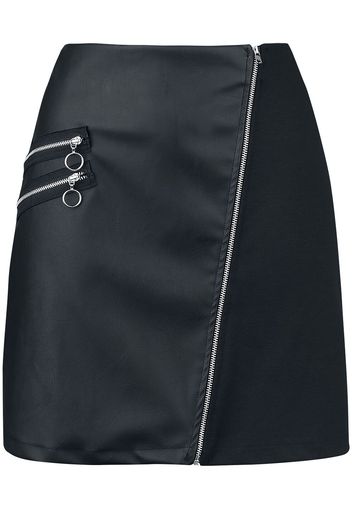 Outer Vision - Madonna Skirt - Minigonna - Donna - nero