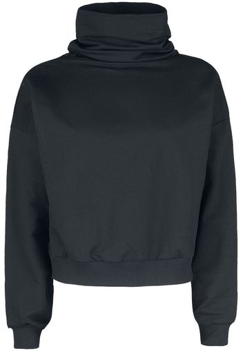 Outer Vision - Hooded Sweatshirt Vanesa - Felpa - Donna - nero