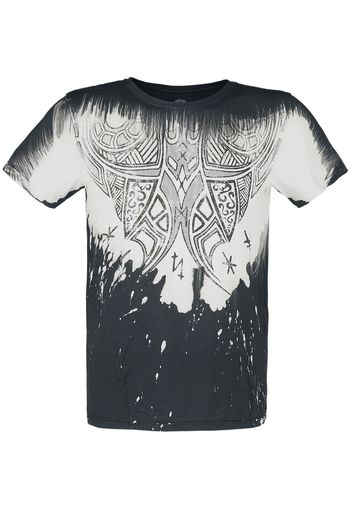 Outer Vision - Viking Arms - T-Shirt - Uomo - nero