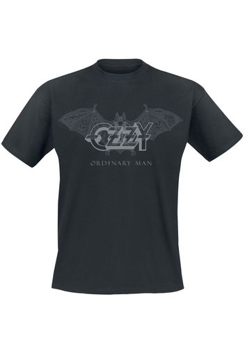 Ozzy Osbourne - Ordinary Man Bat Tee - T-Shirt - Uomo - nero