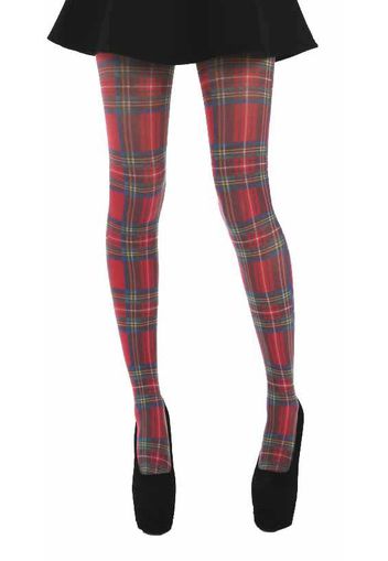 Pamela Mann - Original Red Tartan - Collant - Donna - multicolore