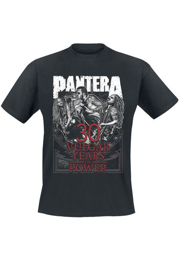 Pantera - 30 Vulgar Years Of Power - T-Shirt - Uomo - nero