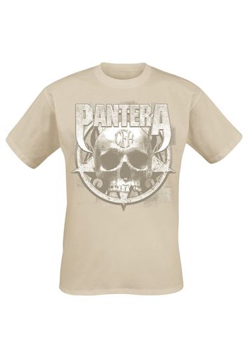 Pantera - Metal Skull - T-Shirt - Uomo - beige