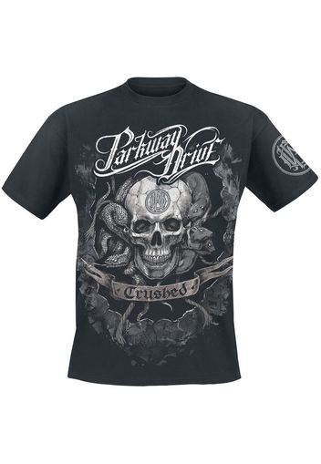 Parkway Drive - Crushed Skull - T-Shirt - Uomo - nero