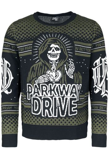 Parkway Drive - Holiday Sweater 2022 - Christmas jumper - Uomo - multicolore