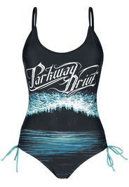 Parkway Drive - EMP Signature Collection - Costume da bagno - Donna - nero blu bianco