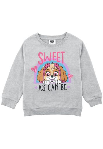 Paw Patrol - Kids - Sweet As Can Be - Felpa - Donna - grigio melange