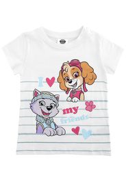 Paw Patrol - I Love My Friends - T-Shirt - Donna - bianco