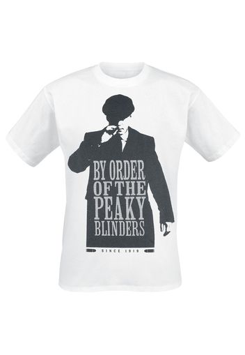 Peaky Blinders - Tommy Order - T-Shirt - Uomo - bianco