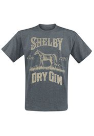 Peaky Blinders - Shelby Dry Gin - T-Shirt - Uomo - grigio