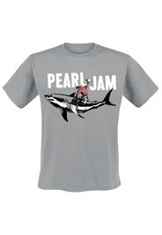 Pearl Jam - Shark Cowboy - T-Shirt - Uomo - grigio