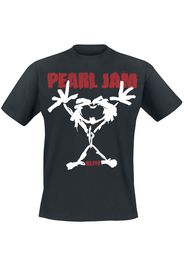 Pearl Jam - Stickman - T-Shirt - Uomo - nero