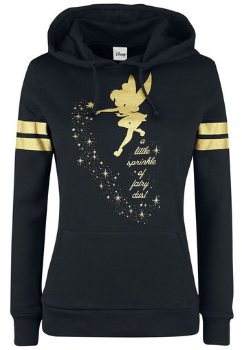 Peter Pan - Tinker Bell - Fairy Dust - Felpa con cappuccio - Donna - nero