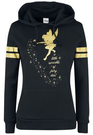 Peter Pan - Tinker Bell - Fairy Dust - Felpa con cappuccio - Donna - nero