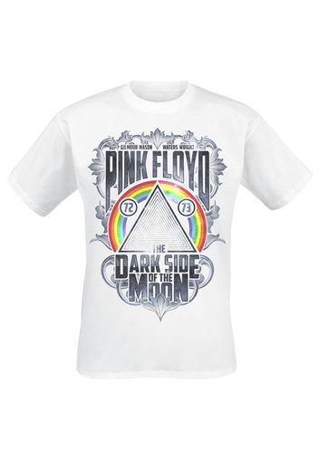 Pink Floyd - The Dark Side Of The Moon - T-Shirt - Uomo - bianco