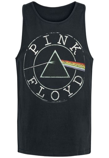 Pink Floyd - Logo Circle - Canotte - Uomo - nero