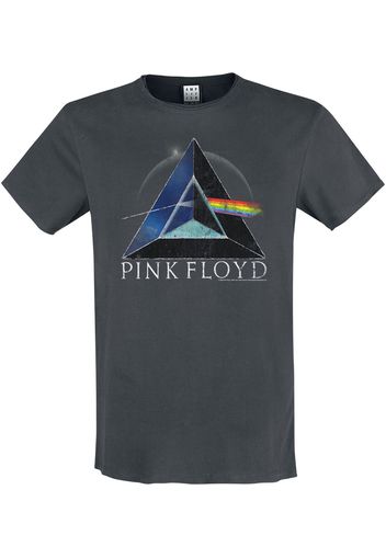 Pink Floyd - Amplified Collection - Pyramid Keleidoscope - T-Shirt - Uomo - carbone