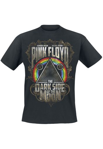 Pink Floyd - Dark Side - Gold Leaves - T-Shirt - Uomo - nero