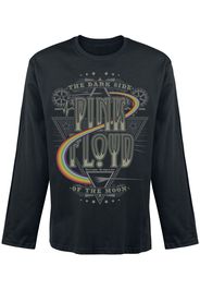 Pink Floyd - The Dark Side Of The Moon - Maglia Maniche Lunghe - Uomo - nero