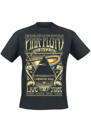 Pink Floyd - Dark Side Of The Moon - Live On Stage 1972 - T-Shirt - Uomo - nero