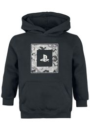 Playstation - Kids - Camo Box - Felpa con cappuccio - Unisex - nero