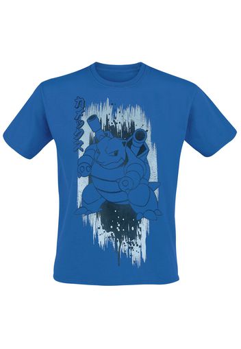 Pokémon - Blastoise - T-Shirt - Uomo - blu