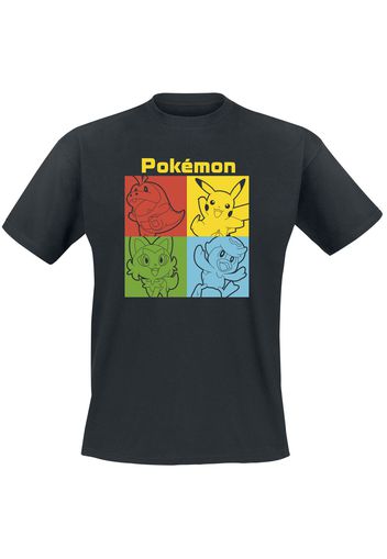 Pokémon - Sparkle squad - T-Shirt - Uomo - nero