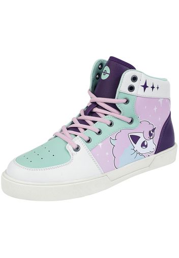 Pokémon - Galar Ponyta - Sneakers alte - Donna - multicolore