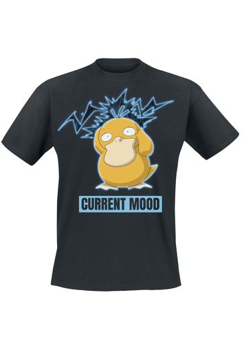 Pokémon - Psyduck - Confusion - T-Shirt - Uomo - nero