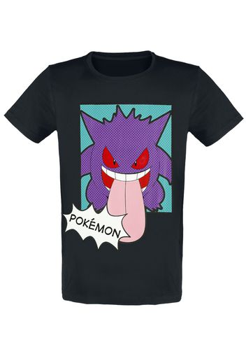 Pokémon - Gengar - T-Shirt - Uomo - nero